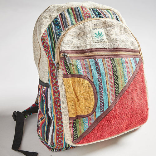 Numbat Multicolour Hemp Backpack